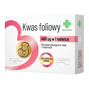 Kwas foliowy - opakowanie produktu