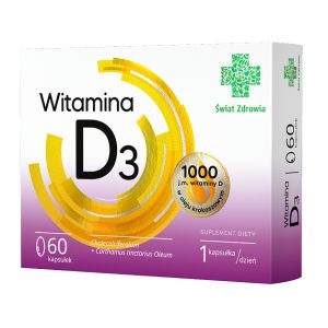WITAMINA D3 1000 60kaps fiolet R PS