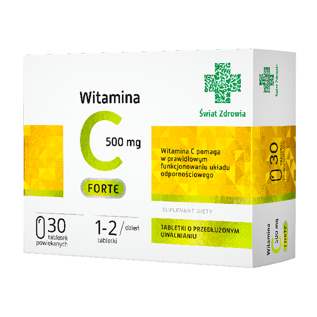 Witamina C 500 mg FORTE - opakowanie produktu