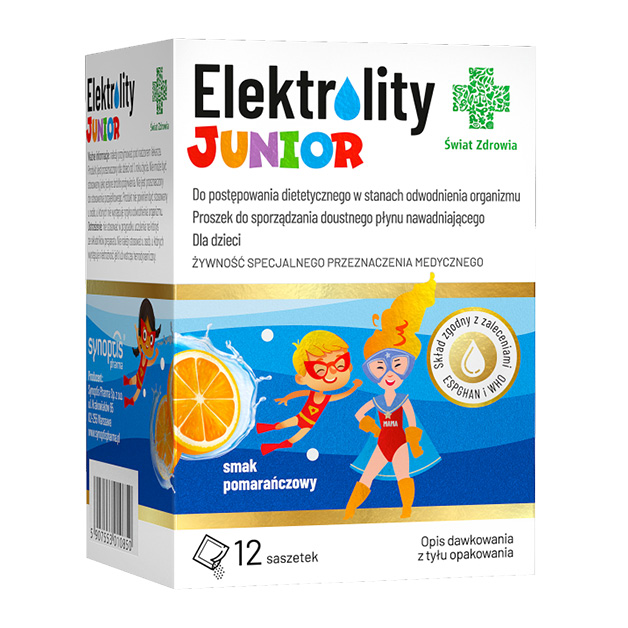 Elektrolity Junior bez cienia