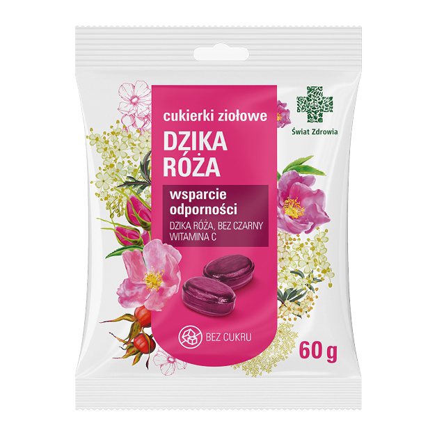 Cukierki dzika róża